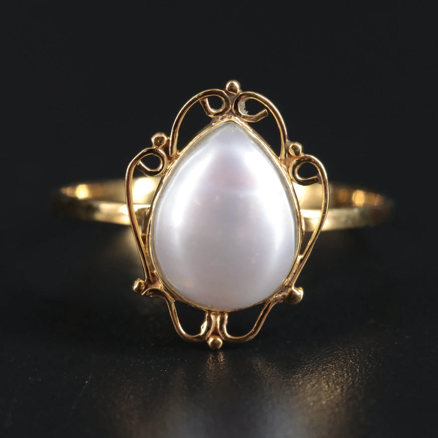 Pearl Ring - 14k