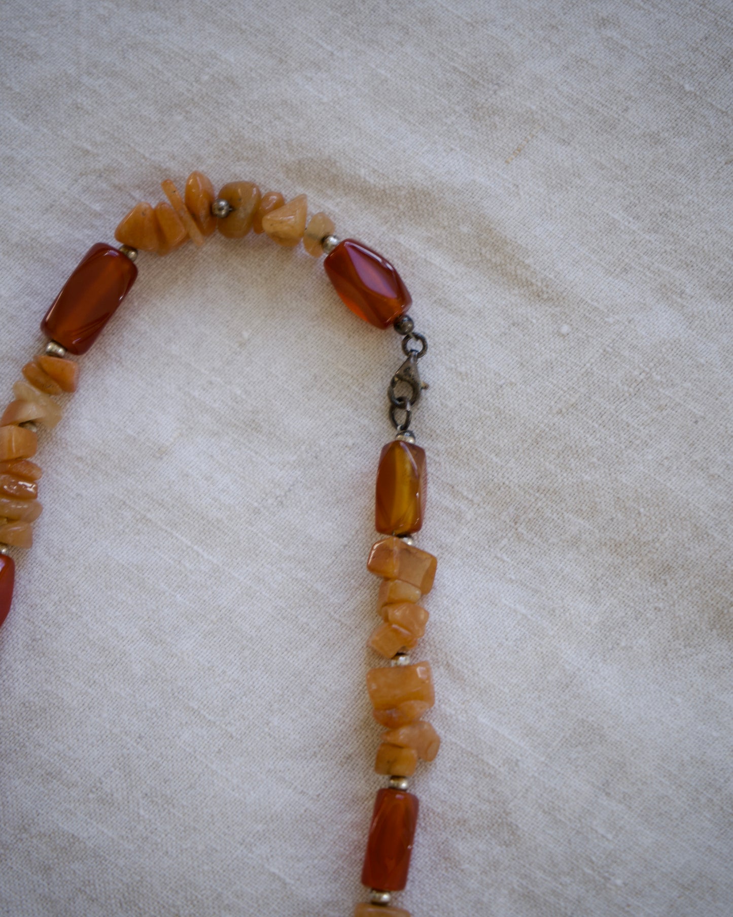 Vintage Stone Beaded Necklace