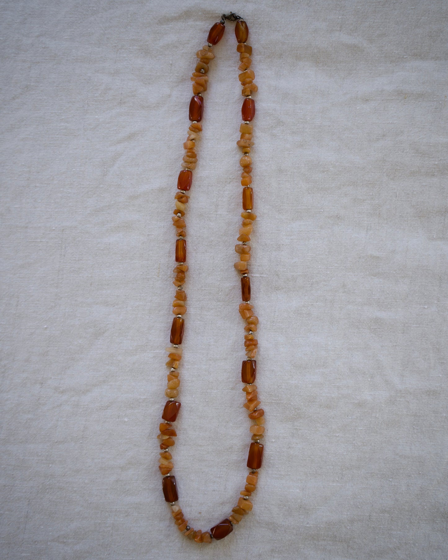 Vintage Stone Beaded Necklace