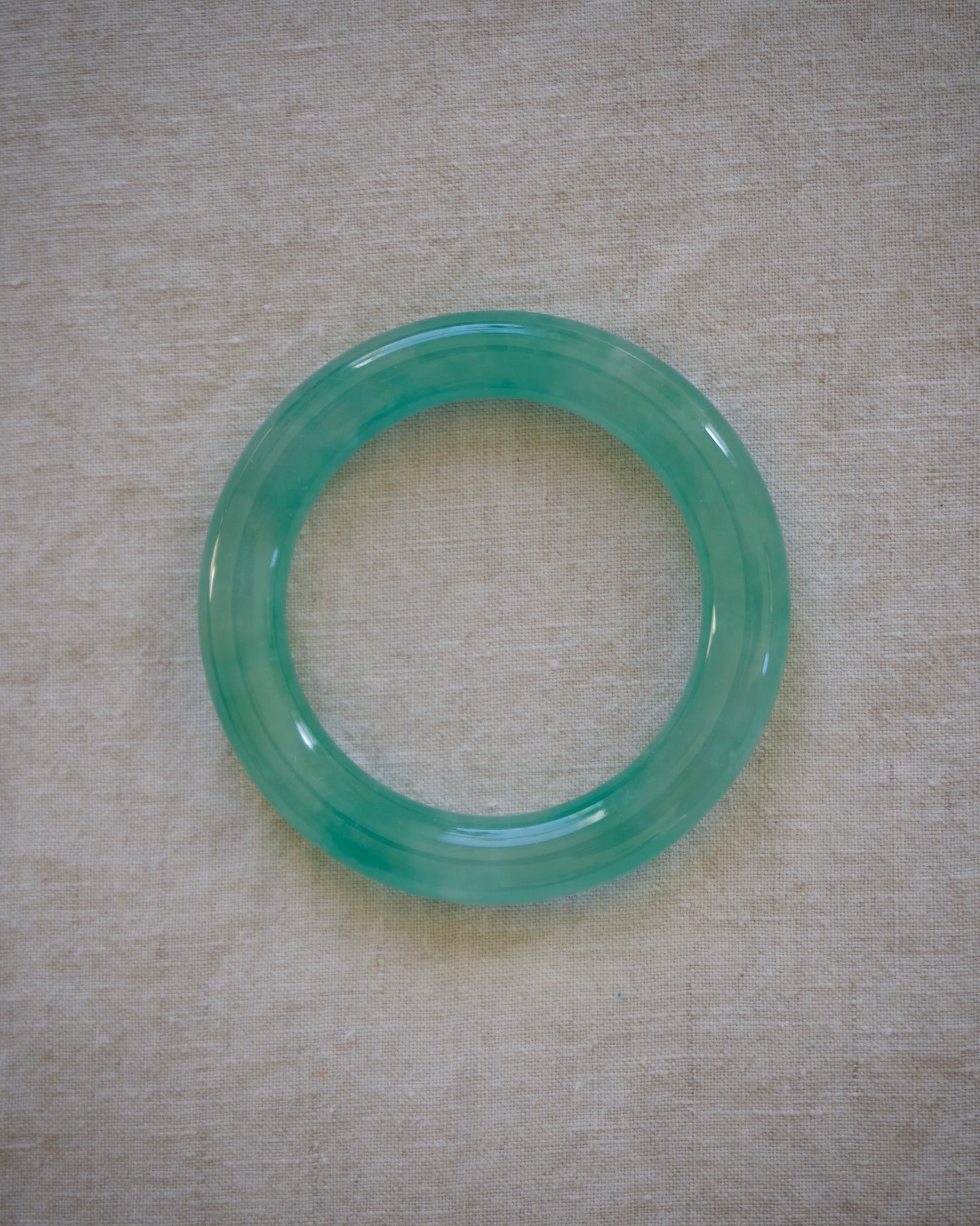 Jadeite Hololith Bangles