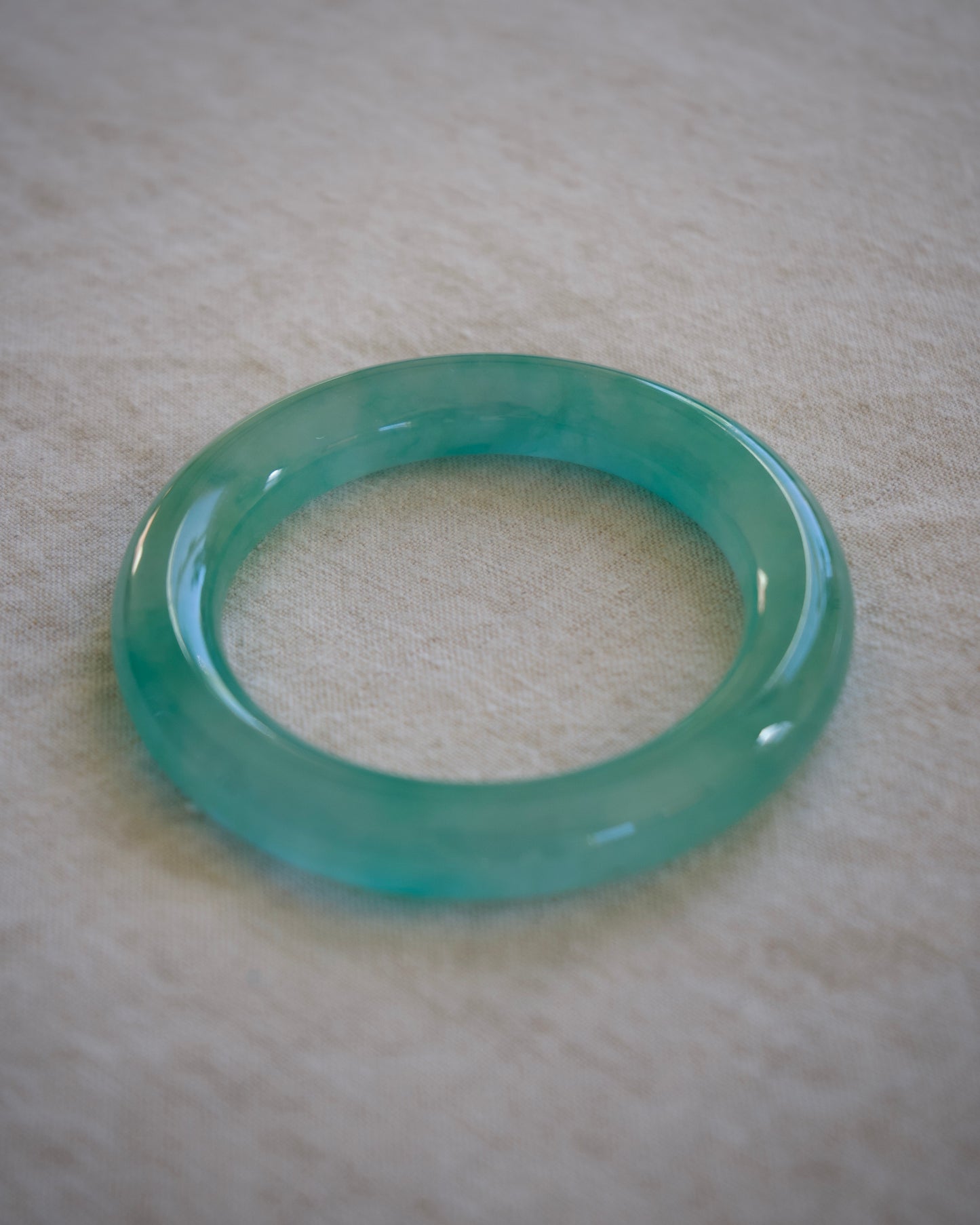 Jadeite Hololith Bangles