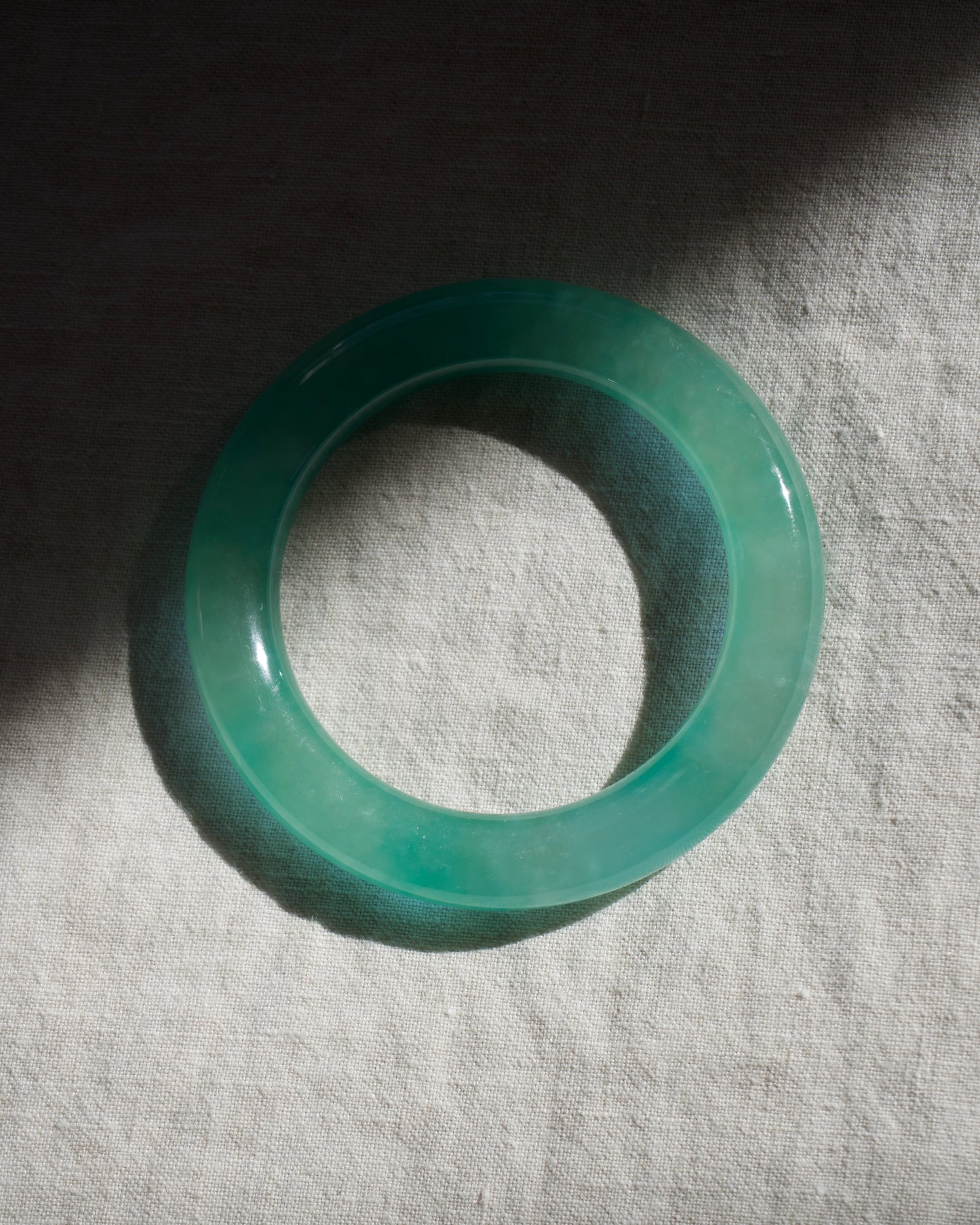 Jadeite Hololith Bangles