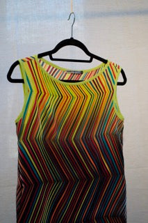 Issey Miyake Neon Dress