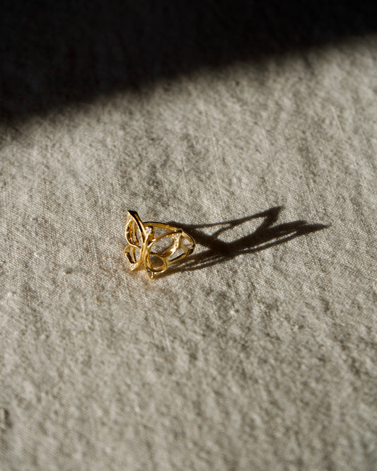 Butterfly Diamond Ring