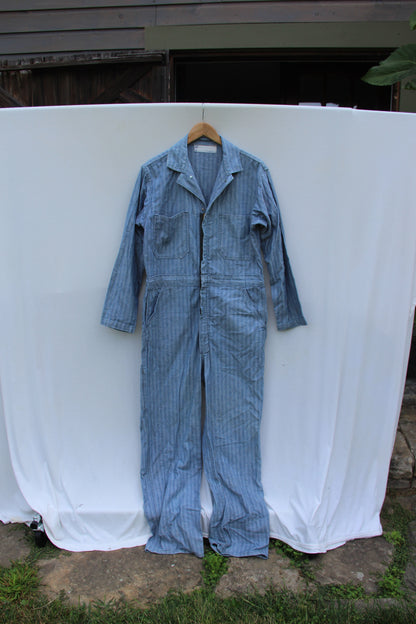 Blue Striped Coveralls