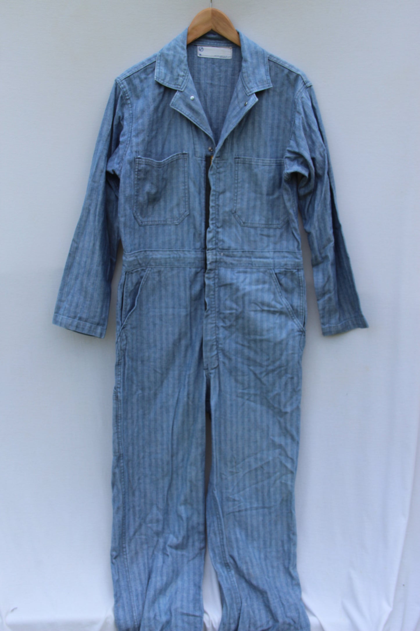 Blue Striped Coveralls