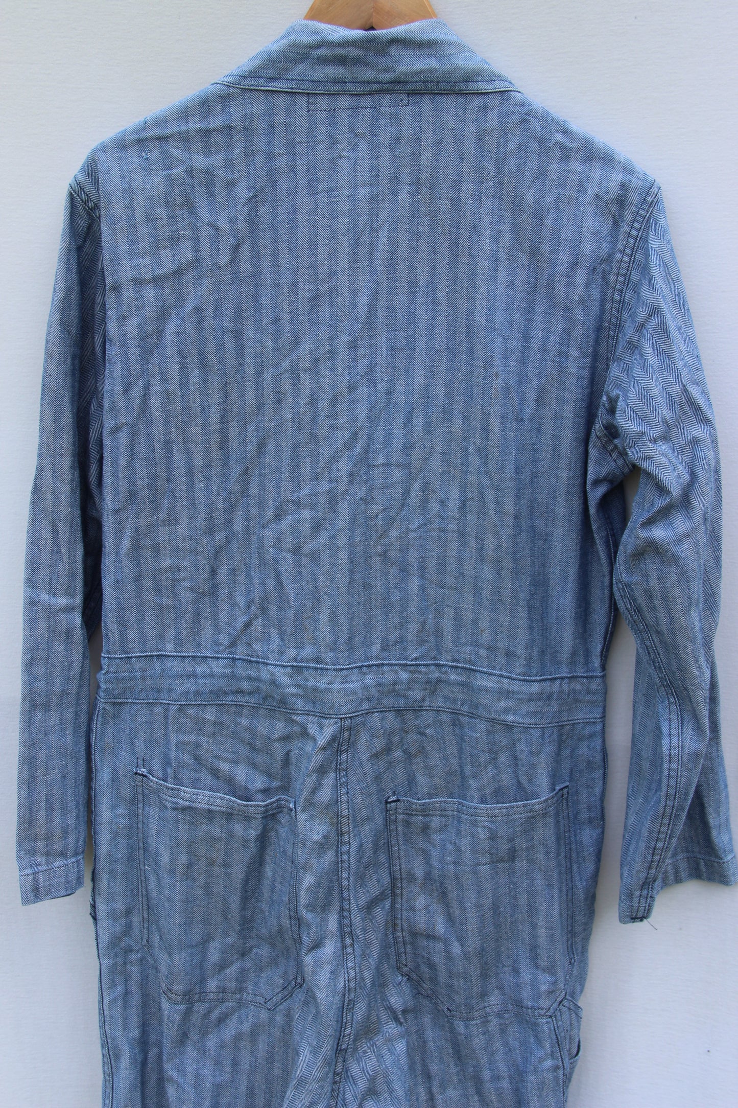 Blue Striped Coveralls