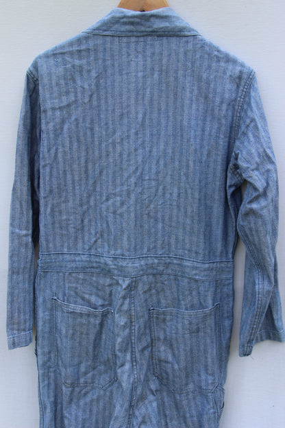 Blue Striped Coveralls